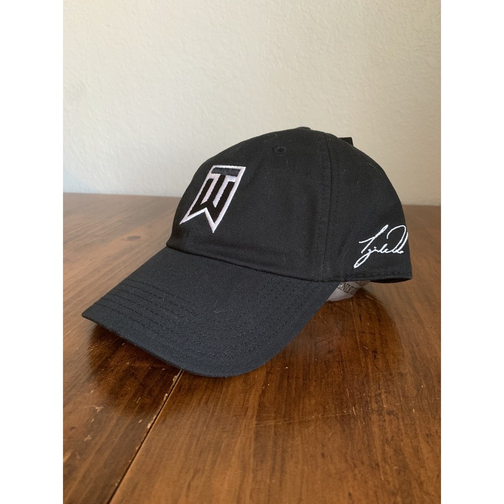 Vintage Tiger Woods Nike Hat NEW Unisex StrapBack OSFA Buick Black Golf 2007 Cap